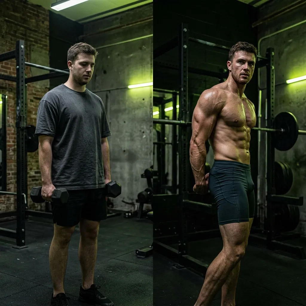 Client fitness transformation result at Ares Fitness